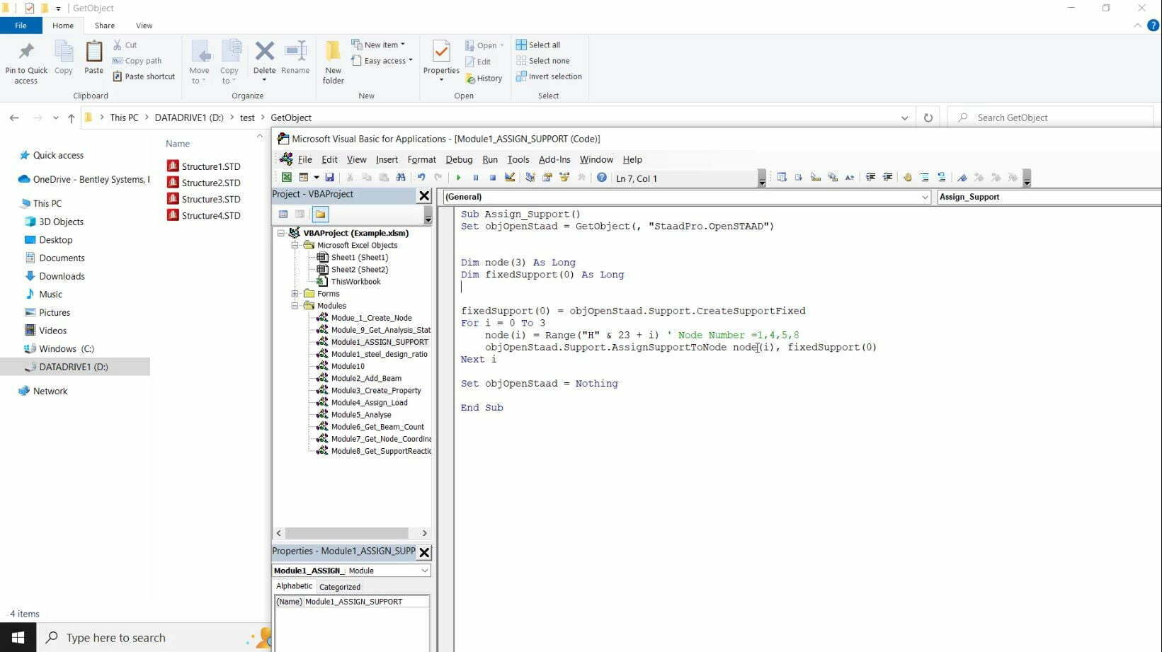 OnDemand Training | STAAD: Overview of OpenSTAAD - Image 6
